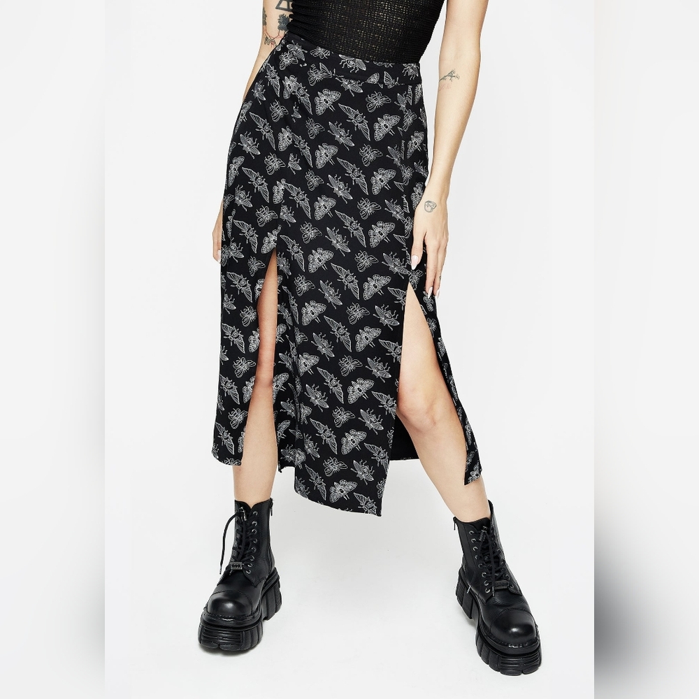 Disturbia Mortmoth Split Skirt (US 12)